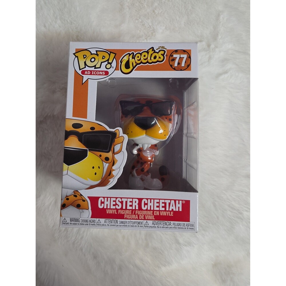 Funko Pop! vinyl figure of Chester Cheetah from the AD Icons line #77